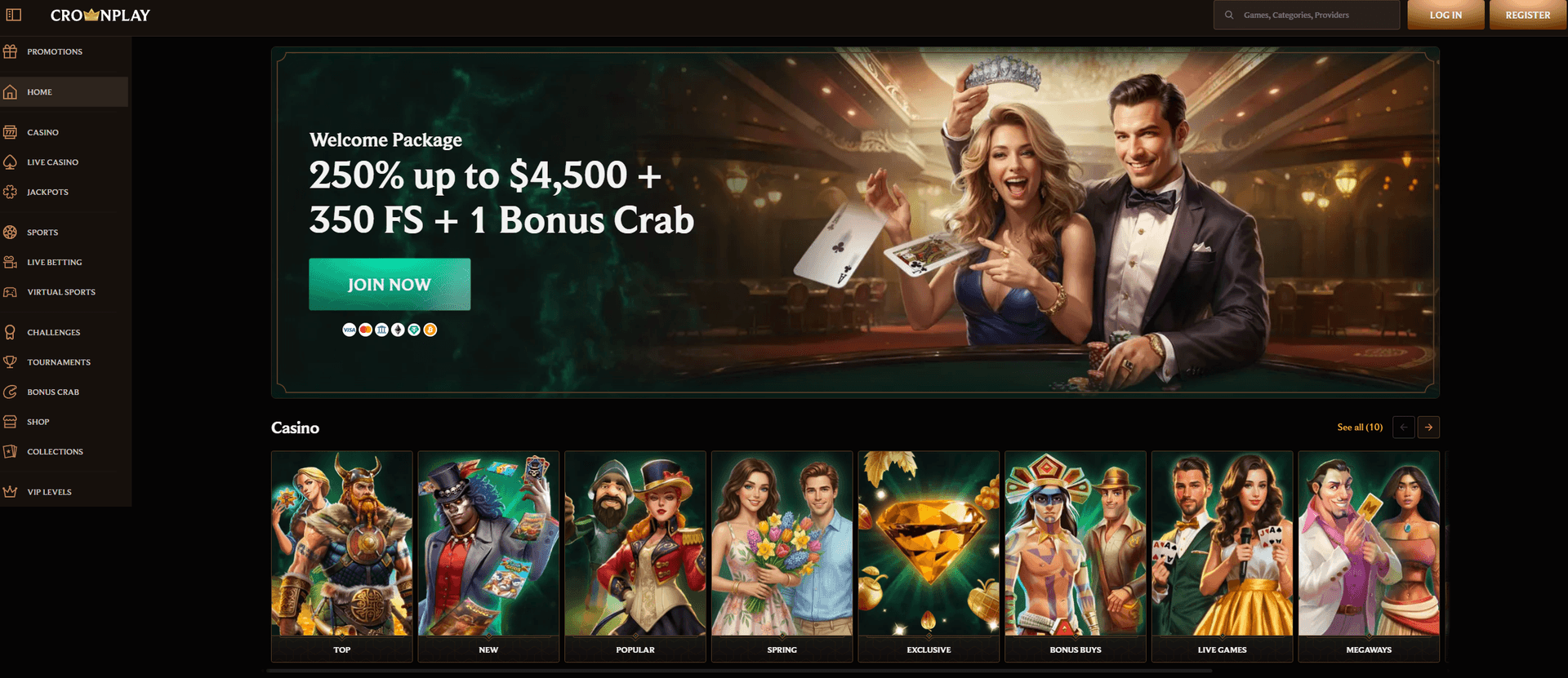 CrownPlay neues Online Casino